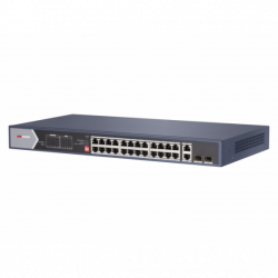 HIKVISION - Switch L2 24 ports POE Gb non manageable + 2 Uplink + 2 SFP
