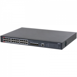 DAHUA - Switch 24 ports POE + 4 Ports SFP